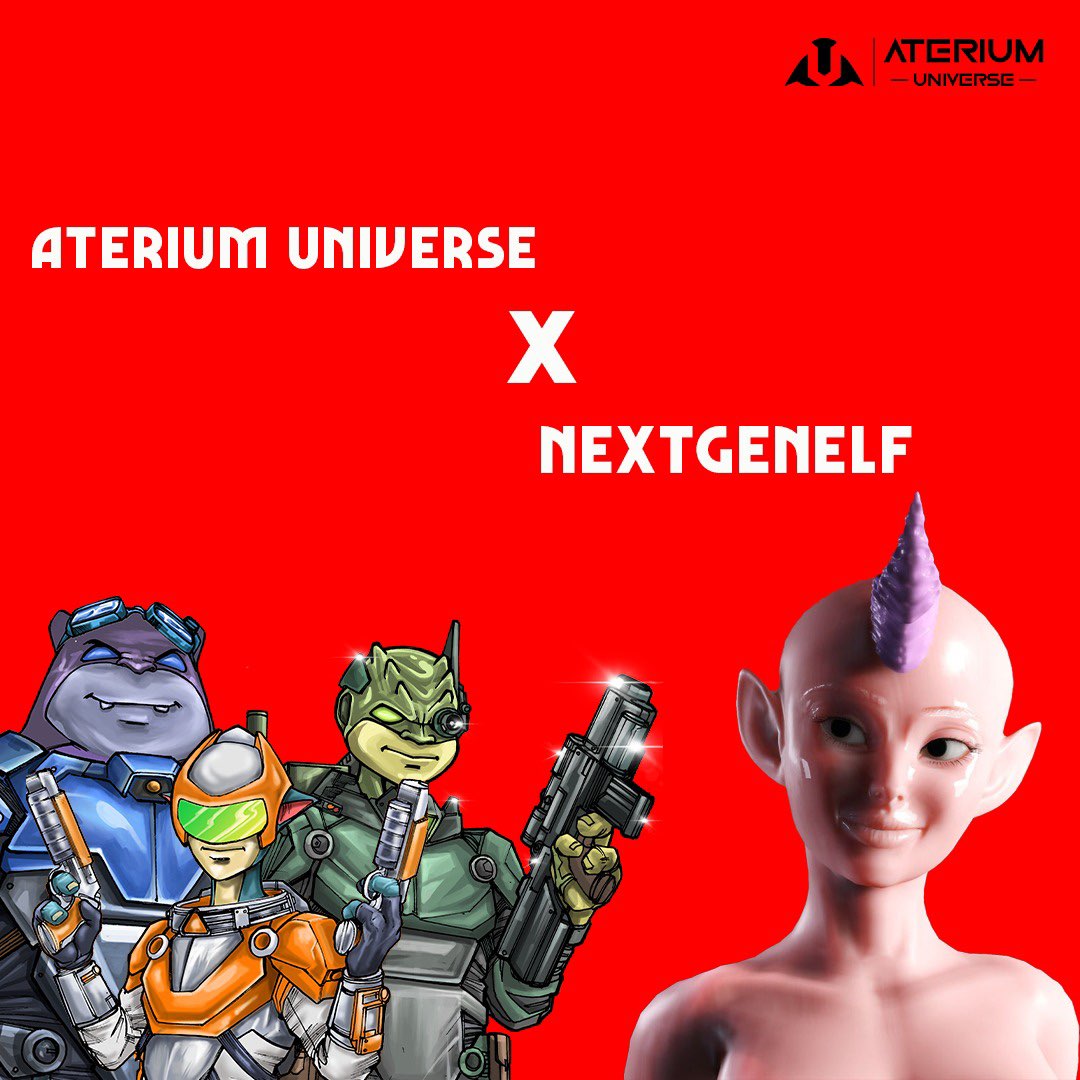 🚀💥 Aterium Universe NFT❎Nextgenelf💥⭐️

🍻WL Giveaway! 
🎁 10X  <a href="/AteriumUniverse/">Aterium Universe NFT</a> WL!
🎁 10X @Nextgenelf WL!

How to enter✅:

💎Follow <a href="/AteriumUniverse/">Aterium Universe NFT</a> &amp; @Nextgenelf
💎RT &amp; ❤️
💎Tag 2 friends

🏆 Winners in ⏰ 24hrs 

#NFT #NFTs #NFTCommunity #NFTGiveaway #WLGiveaway