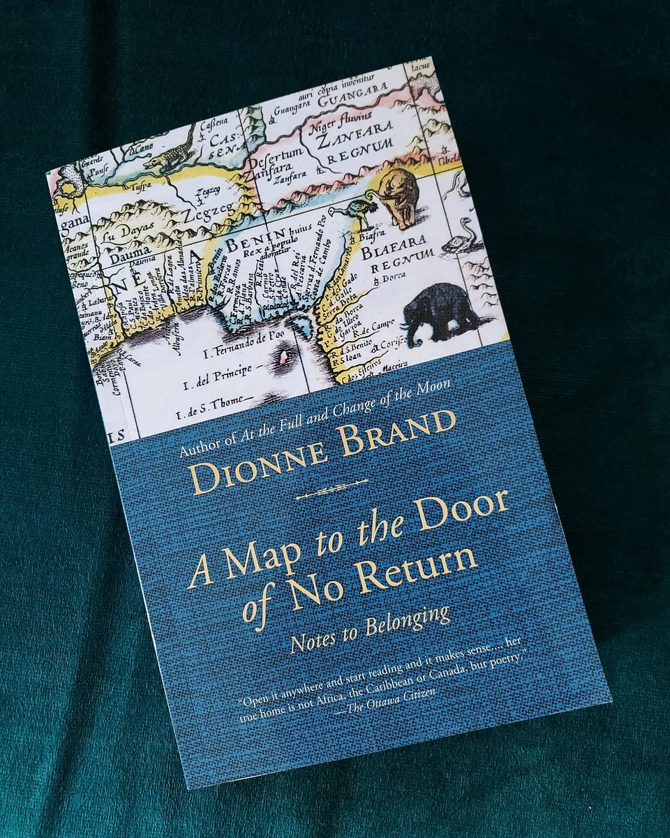 Dionne Brand's 'Map to The Door of No Return' gets a shout. It's such a fantastic book. Highly recommend. #ASAA2022