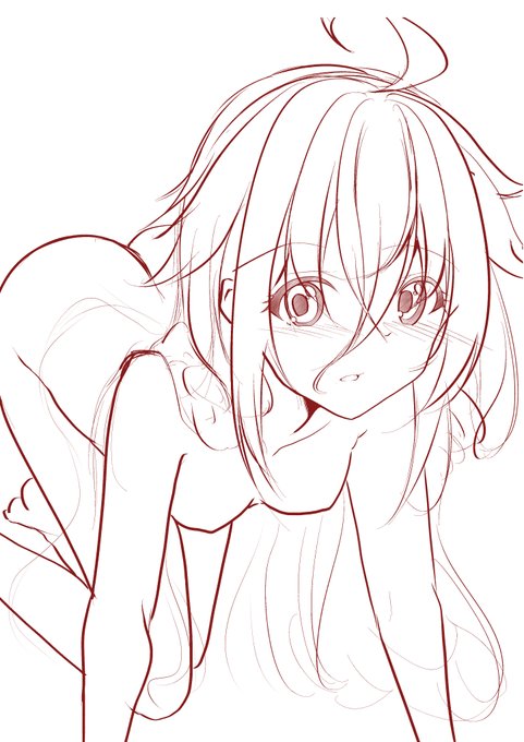 さらに続けてこんな感じのIAちゃん描こうとしてる(;'∀') 