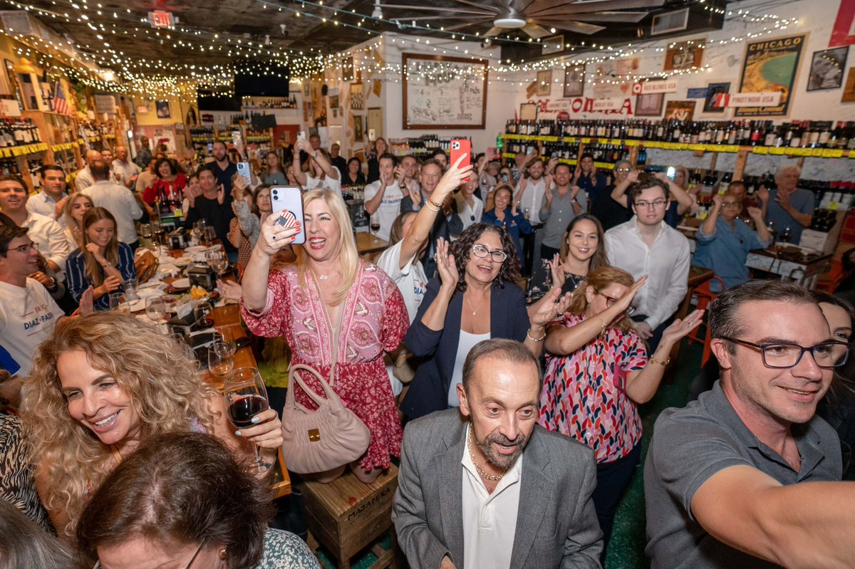 EricDiazPadron's tweet photo. Thank you to everyone who supported me in my campaign for Mayor of West Miami - I will never forget it! 

Thanks again to @HappyWineMiami for hosting our victory party! https://t.co/PmG3L6PHZt