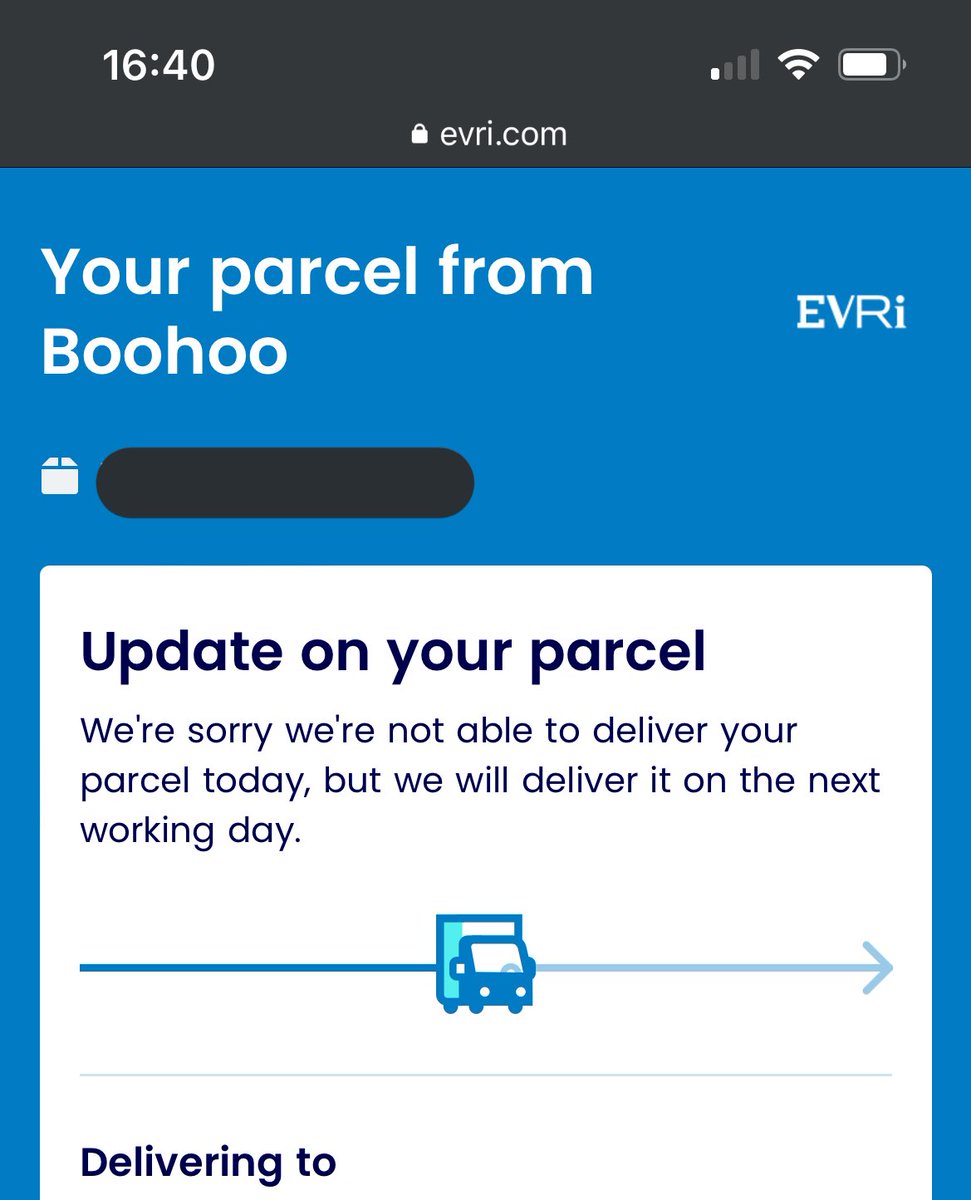 laurxrr's tweet photo. @Hermesparcels had the same message 3 days in a row now!! #evri #hermes absolute joke 😡 https://t.co/OCPyDRymQw