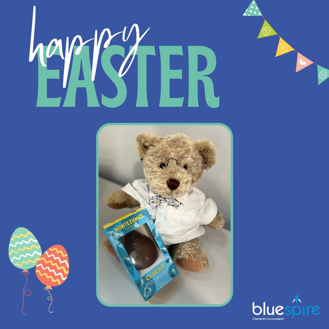 ⭐HAPPY EASTER⭐

Wishing all of our clients and friends of Blue Spire a very Happy Easter! 🐣

Our accountancy Bear, Blue is pretty happy with his <a href="/montezumas/">Angel Perdido</a> egg 🤤💛

#thechichesteraccountants #accountantschichester #brightonaccountants #chichesterbusiness #brightonbusiness