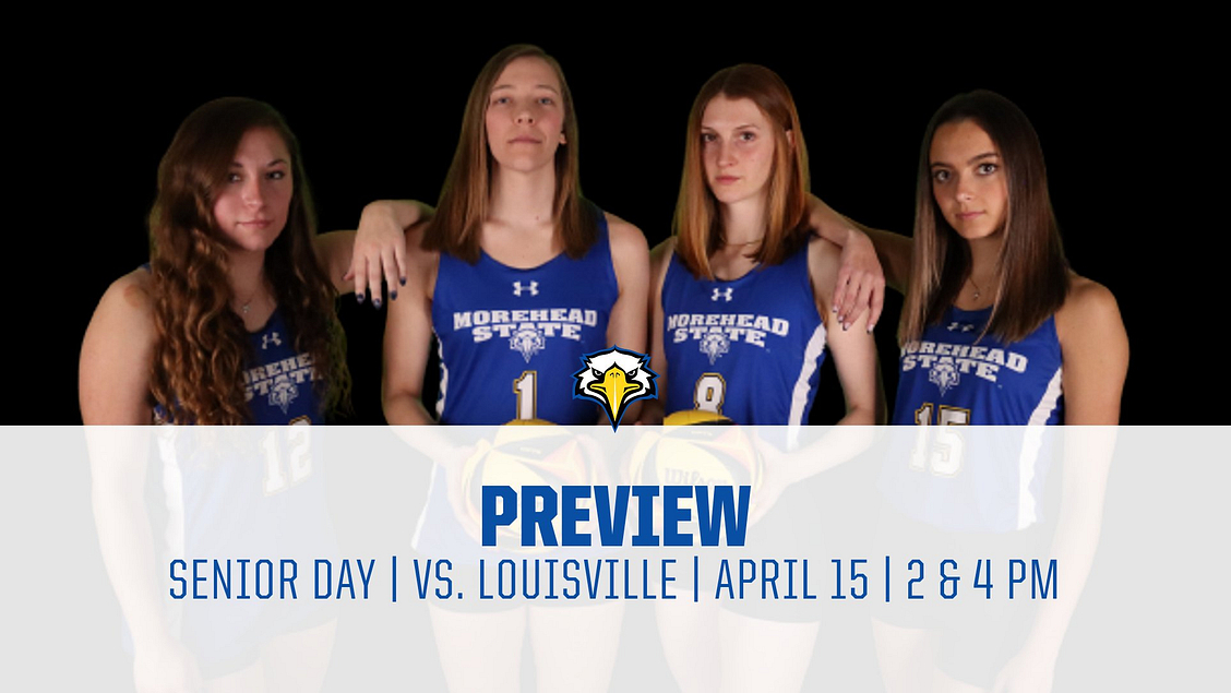 .<a href="/MSUEaglesBVB/">Morehead State Beach Volleyball</a> hosts Louisville for a pair of matches Friday at 2 p.m. ET at Fazoli's Breadstick Beach.

It's senior day for <a href="/olivia_lohmeier/">Olivia Lohmeier</a>, <a href="/awhitten10/">Allison Whitten</a>, <a href="/Mussels8/">Mar</a>, <a href="/rnalexander5/">Raegan Alexander</a> &amp; Olivia Montelisciani. Live results on MSUEagles.com.

Story: bit.ly/37MDhEc