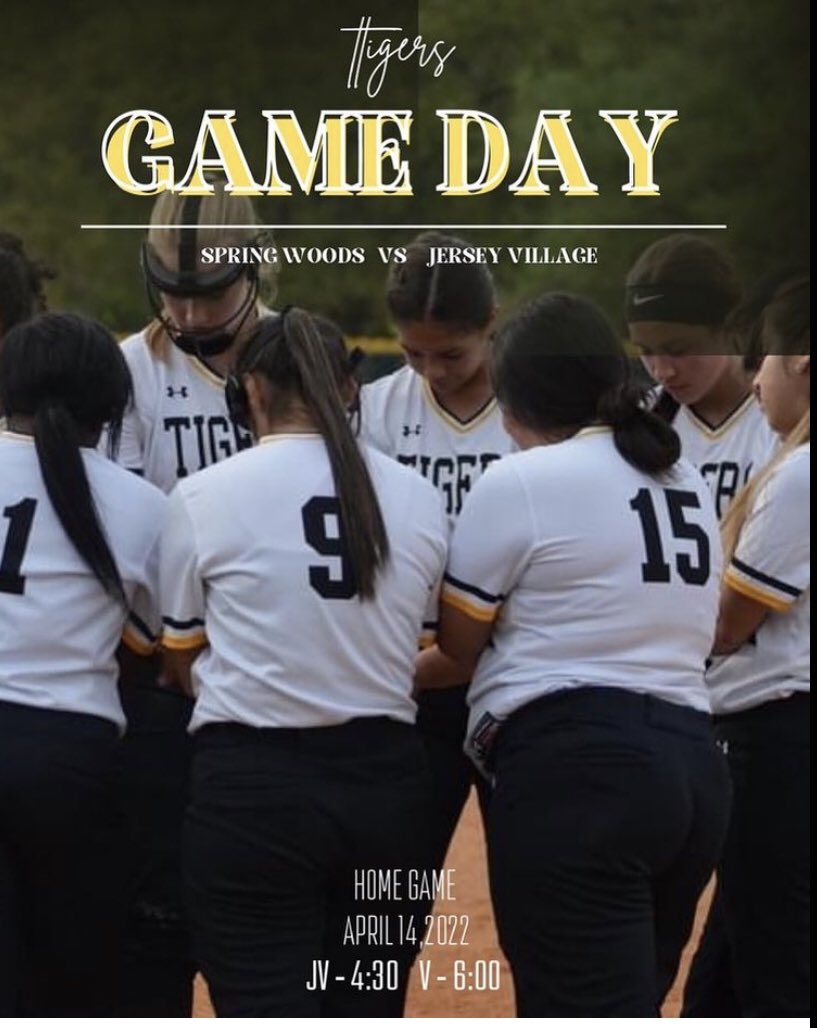 SwhsClub's tweet photo. Let’s GOOOOOO, Lady Tigers!  🥎🔥#tigercountry #swhsladytigers #swhssoftball #springwoodshigh @SpringWoodsHigh @woods_2020 @sbisdathletics https://t.co/80LEFkPzma