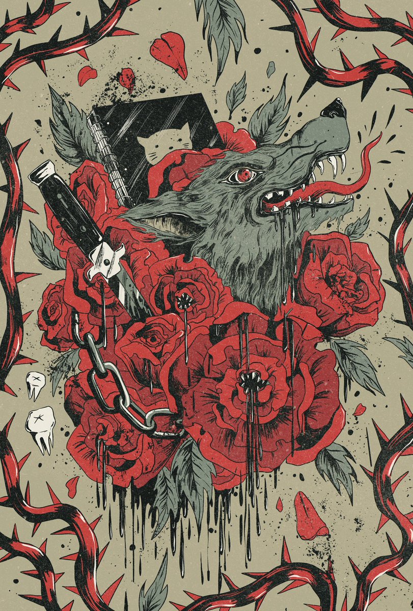 「Cover artwork for You Fed Us To The Rose」|Evangeline Gallagherのイラスト