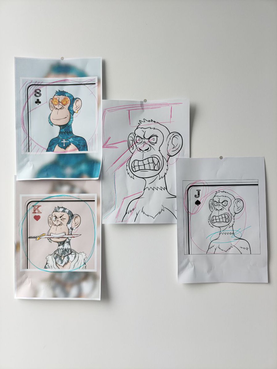 These apes live on our walls for months. We are serious about detail. 🍻🔥