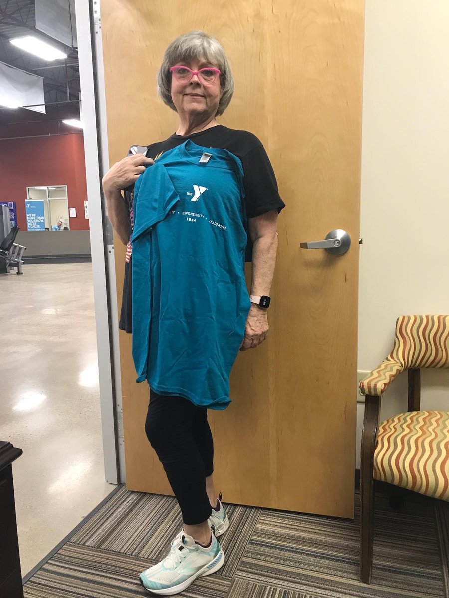 Belinda Southerland has been putting in the hard work with our personal trainer Aireann Todd Mitchell and has earned her shirt!

One of Belinda's goals was to do 1 burpee.  She not only did 1 burpee, she did 8 and had more in the tank!!!  We're excited to see what's next for you!