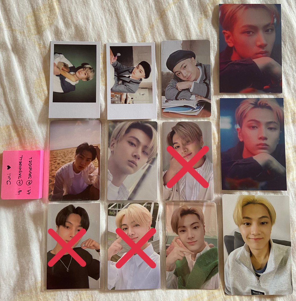 JAYM0DEL's tweet photo. VENDA JAY 📣

💌 Set ggp: 55 reais
💌 Pob dilemma: 40 reais 
💌 Hakanai standart: 80 reais
💌 En-connect random: 130 reais
💌 Membership: 50 reais
💌 Hybe Insight: 40 reais
💌 En-connect Companion: 15 reais cada ou td por 120 (posso negociar tbm menos unds)

(+) ⬇️ https://t.co/f9YixA2hsA