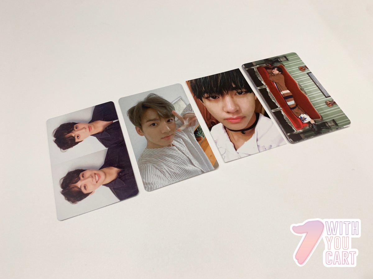 7withyoucart's tweet photo. BUNDLE C: ₱1880

JK TEAR R 
JK HER L
V HYYH PT. 2
OT7 BE DELUXE NRPC https://t.co/rno5WIXOdd