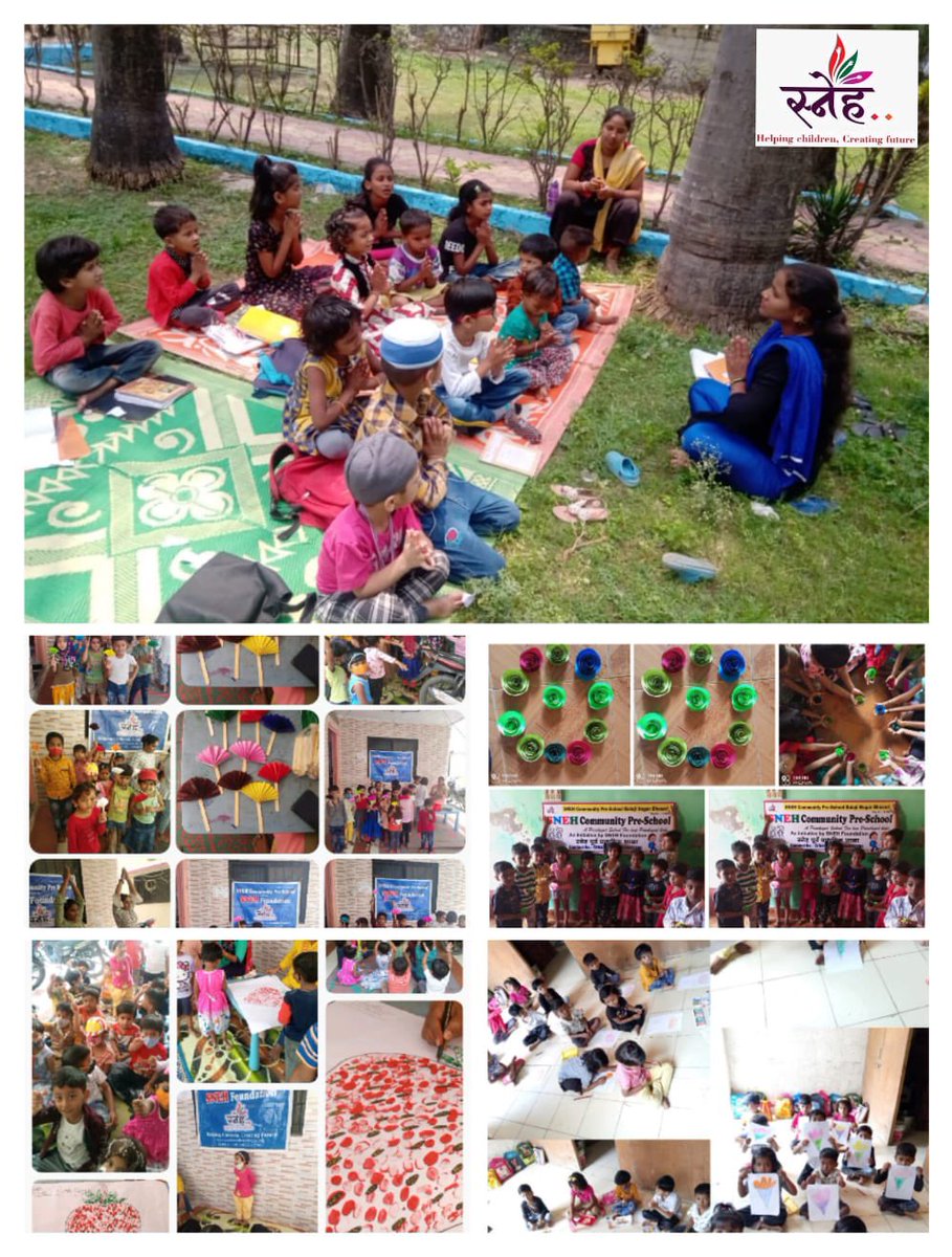 SNEHFoundation's tweet photo. Glimpses of activities at SNEH Community Preschools this week -
#SNEHCommunityPreschools #SNEHFoundation #SNEHteam https://t.co/i13h3Q411P
