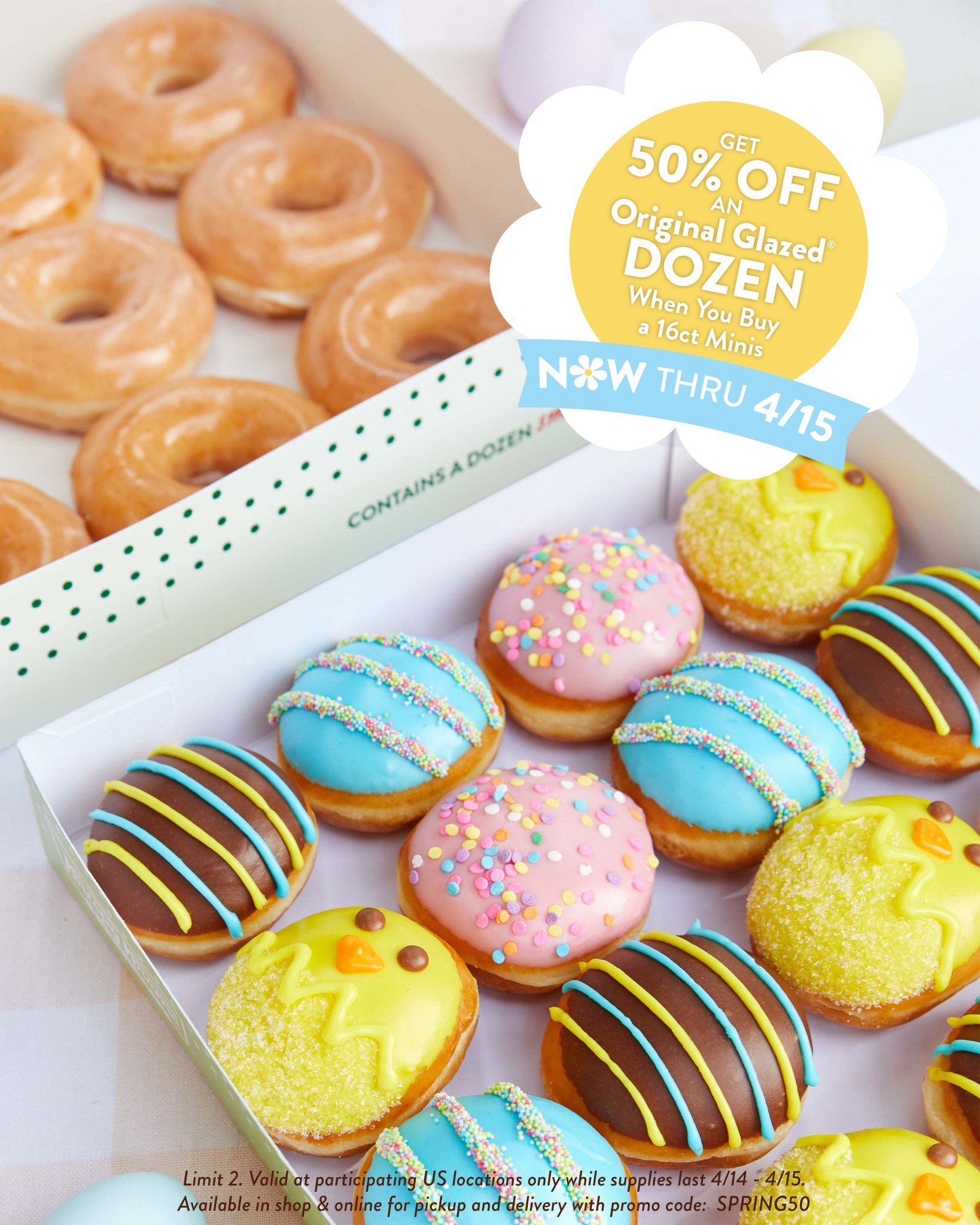 Krispy Kreme on Twitter "Celebrate the season & get 50 off an