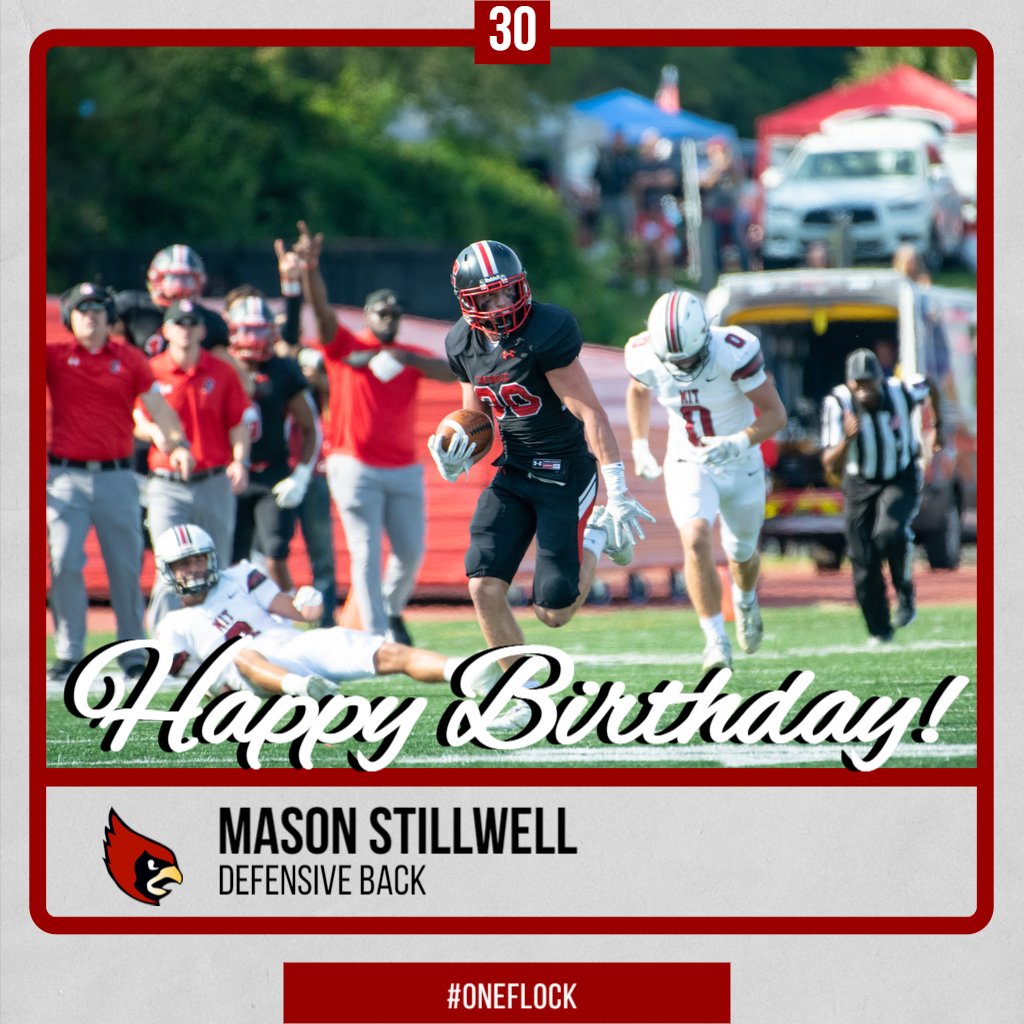 CatholicU_FB's tweet photo. Happy Birthday to Freshman Defensive Back Mason Stillwell! #OneFlock https://t.co/7djRXoMVvP