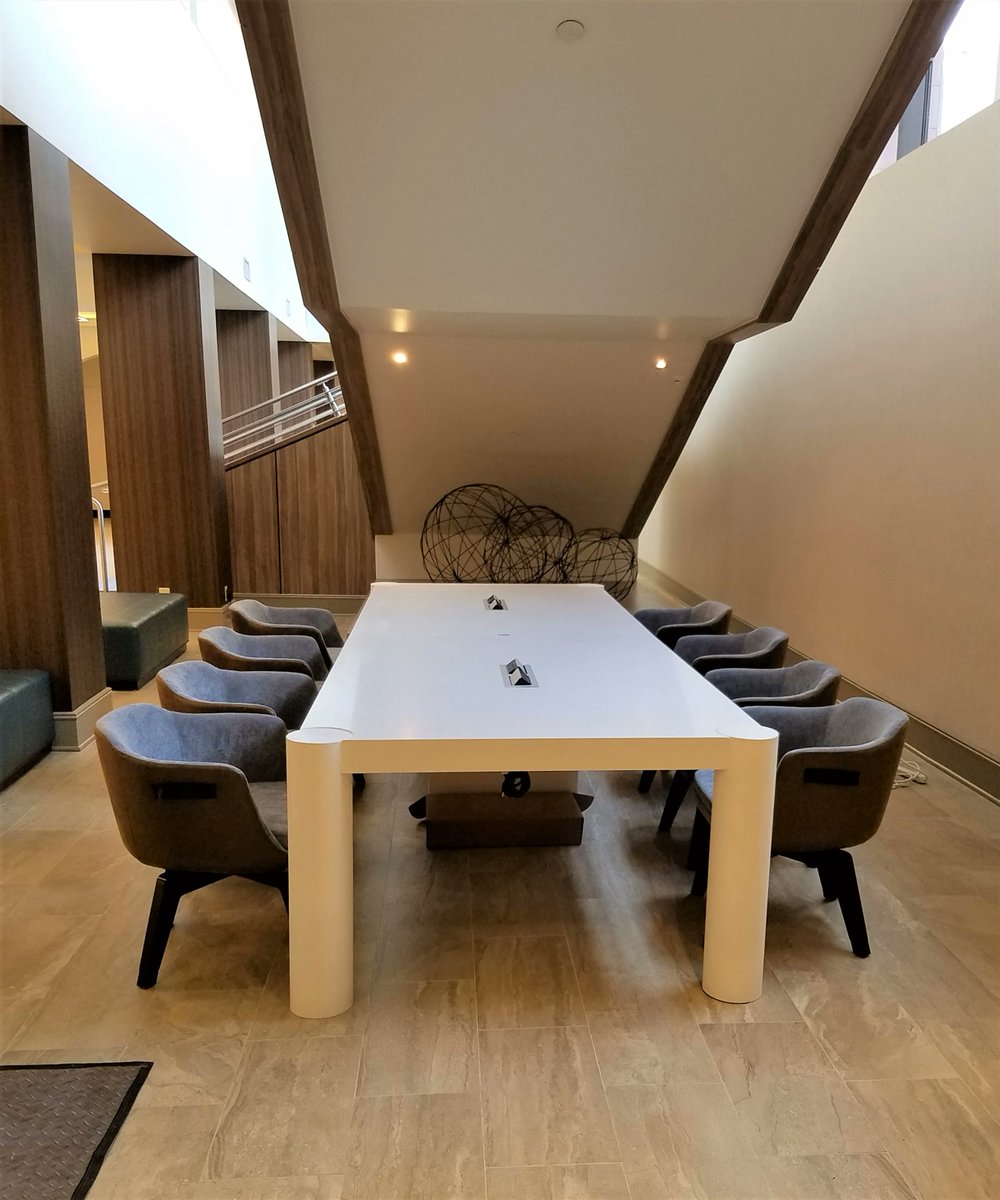 ClassicGranite1's tweet image. #THROWBACKTHURSDAY!

Here’s a throwback project showcasing a beautifully fabricated, custom #communaltable in #Purewhitequartz for Delta Hotels by Marriott in Downtown Richmond, VA. 

Call us to discuss all your custom requests today.