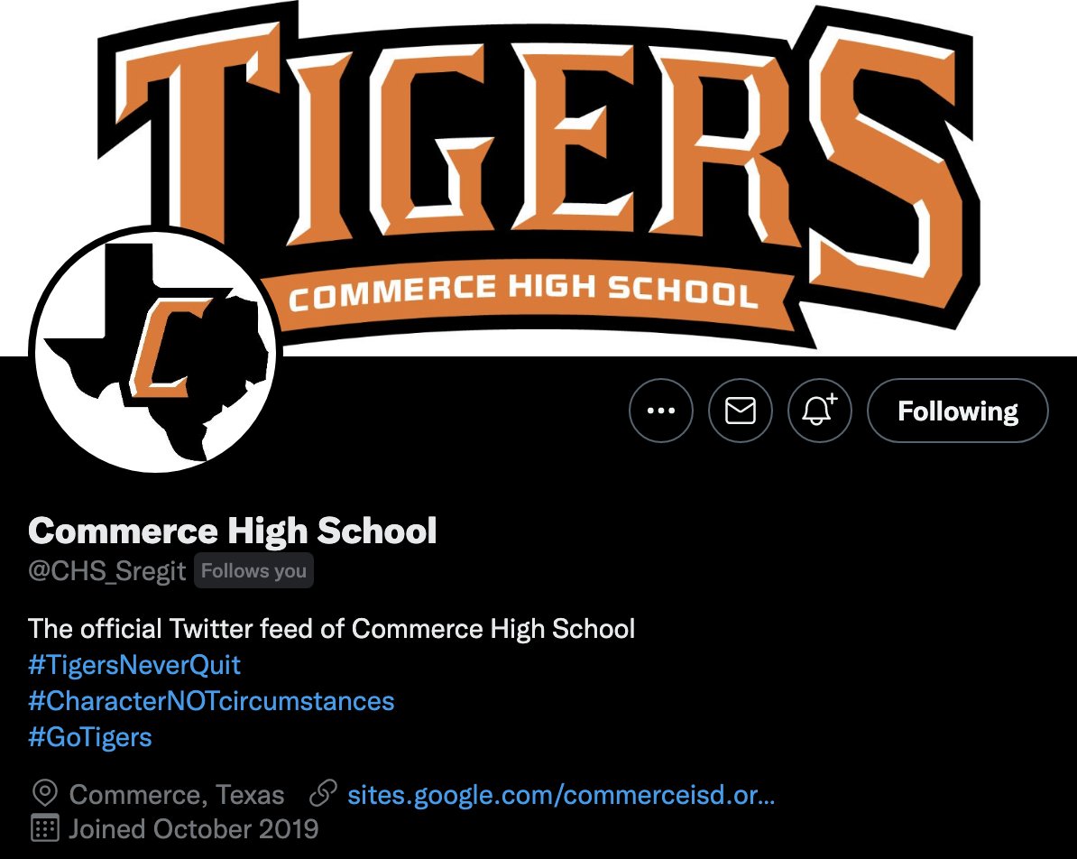 Commerce ISD tweet media
