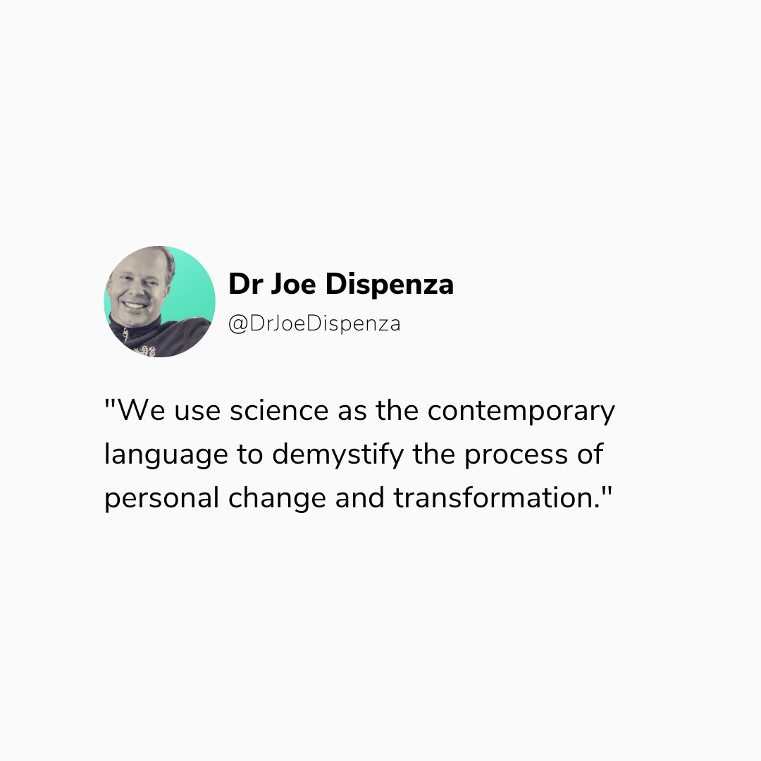DrJoeDispenza's tweet photo. When we learn what we’re doing, and why we’re doing it, we bring intention and understanding to this work. And that’s when the how gets easier. That’s how we evolve our practice – and our experience.

For the full interview: https://t.co/38Rl8WwUVN https://t.co/vg8z58CWl4