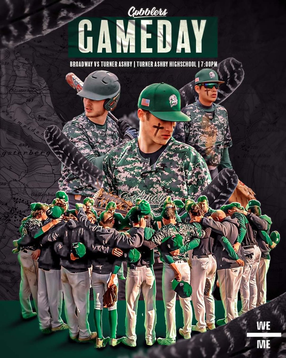 BwayBaseballVA's tweet photo. It’s Game Day vs the school down the road! Come out and pack the stands or park your trucks in the outfield! Y’all come! #WENOTME https://t.co/fY73u9c4Wm