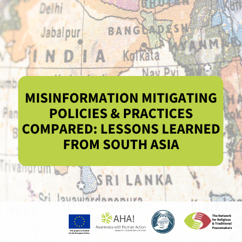 AHA_Project_'s tweet photo. How can states limit harmful misinformation without infringing on legitimate rights and freedoms? How can we address the digital divide💻?

Discover lessons learned during the #pandemic in #SouthAsia:  https://t.co/wMOeZcdOcH

@WorldFaiths #EUForeignPolicy https://t.co/trdu5leoaM
