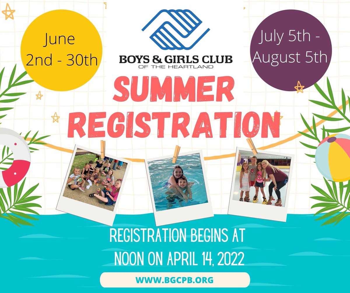 REGISTRATION BEGINS AT NOON TODAY!!!