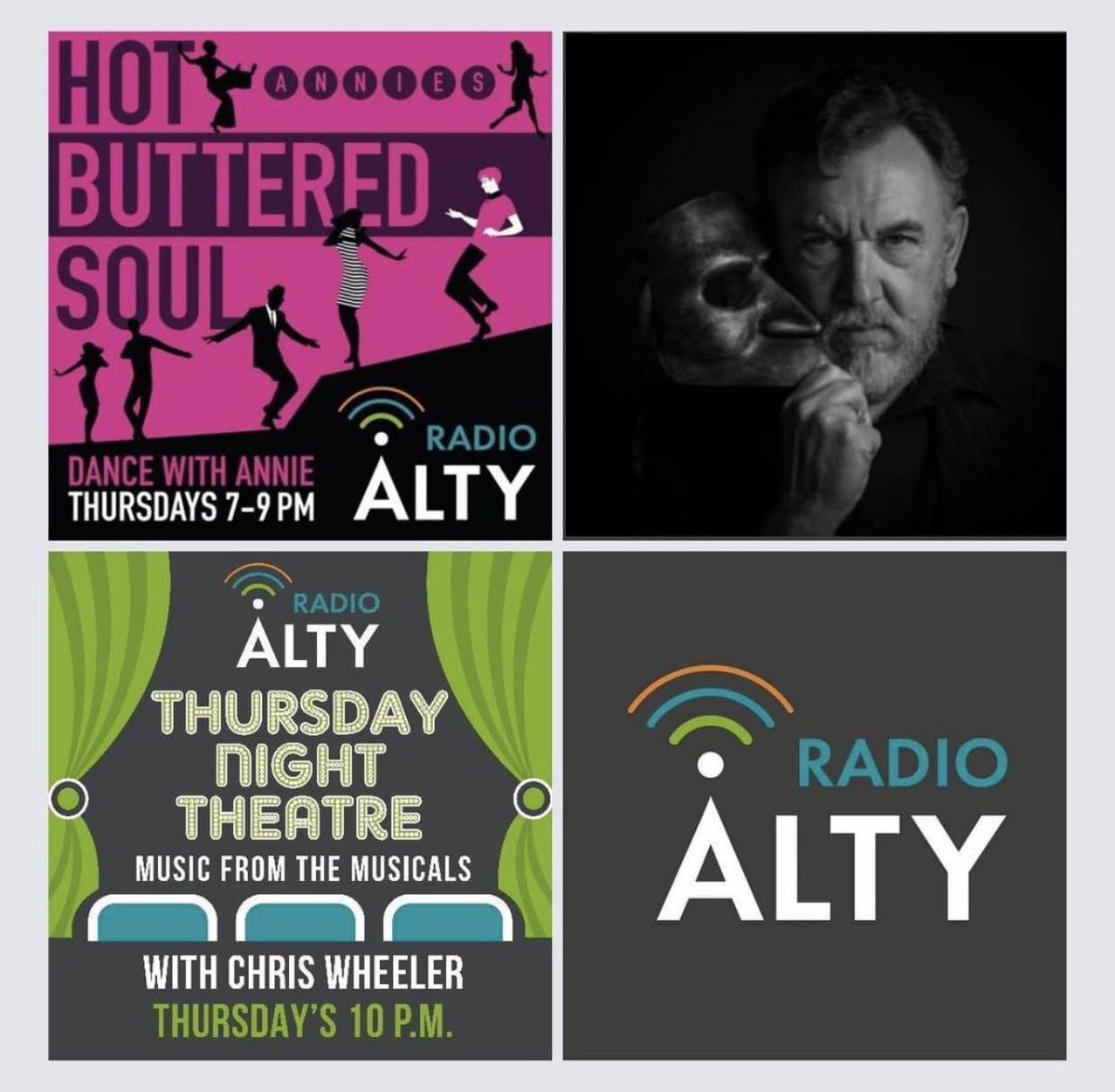 RadioAlty's tweet photo. Tonight from 7pm on your https://t.co/avmIQb4eiC - #soul, #bedtime tunes and #theatre - join Annie from
7pm for #HotButtered Soul, Barry at 9pm and Chris from 10pm.
Online, apps, Alexa, and Streema. https://t.co/avmIQb4eiC - for Altrincham and beyond……
#soulmusic https://t.co/eLHhCpwq3u