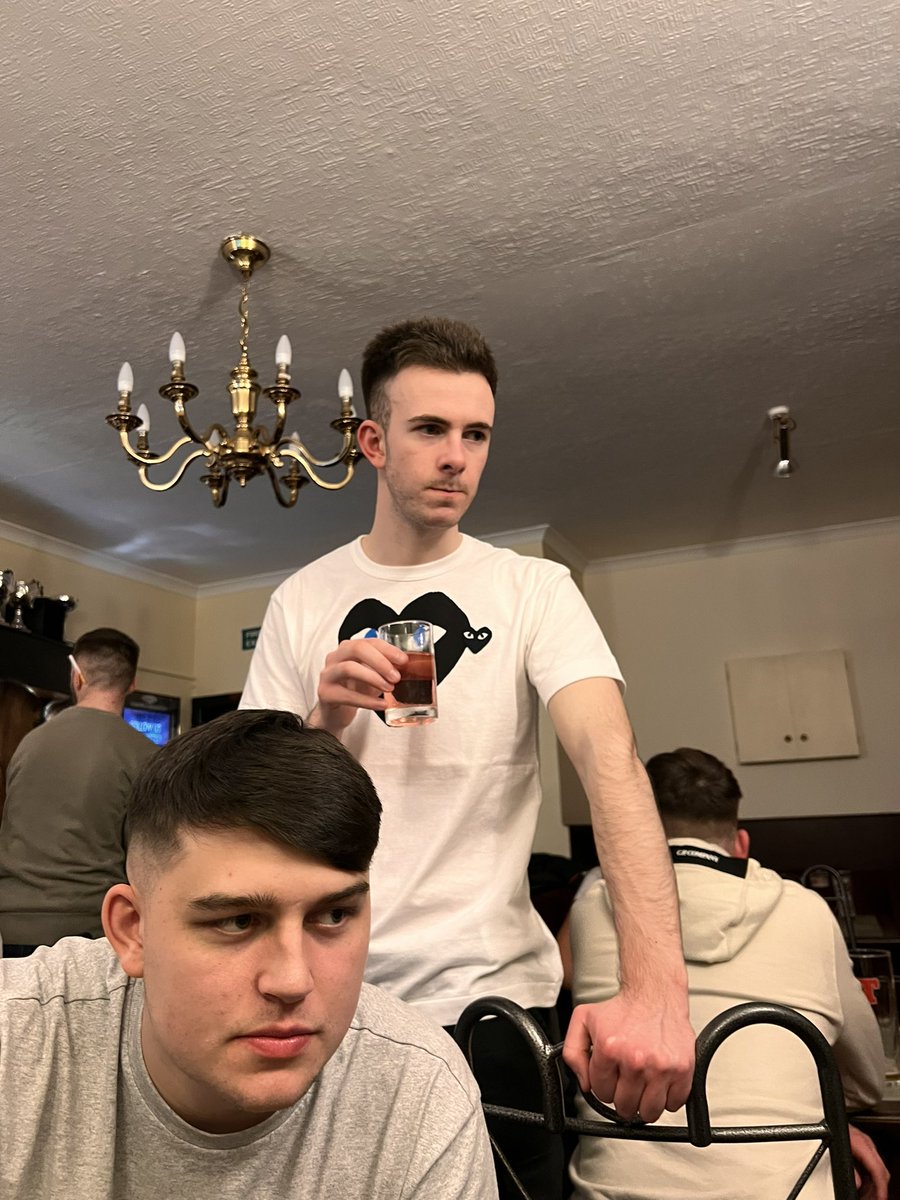 Ryanmcleodd's tweet photo. Happy birthday @RuariHill_ hope you have a class day and I’ll see you when am home 🎉🥂🧡 https://t.co/sk1Cel1LnP