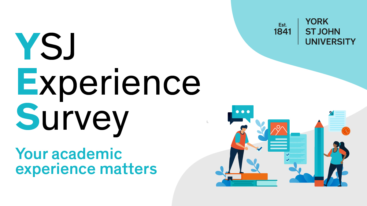 Calling all our first and second year undergraduate students.

We want to know about your academic experience here at YSJ. 🎓 

Not only will your feedback help us shape the future here at YSJ, but you could also win a £20 catering voucher.  ⬇
forms.office.com/pages/response…