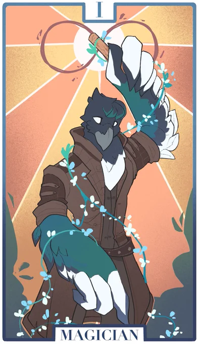 The magician 🪄
Tarot Commission for @GadflyMagpie 
