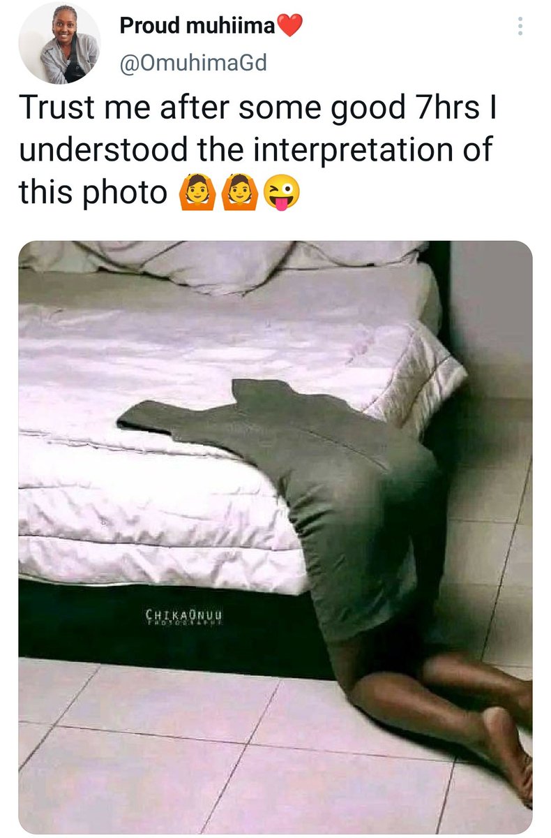 NabasaRihanga's tweet photo. Down parts matter more while in bed than the so called cute face(more explanations dm me)
If u think it's not the right answer give us yours
#Moveviral
@ArindaCarol22 https://t.co/hGQQNfIxML