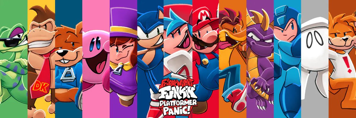 ginormousweasel's tweet photo. this goes so fucking hard #platformerpanic #fnfmods https://t.co/m1vYnFJsRO https://t.co/QSae9veBts