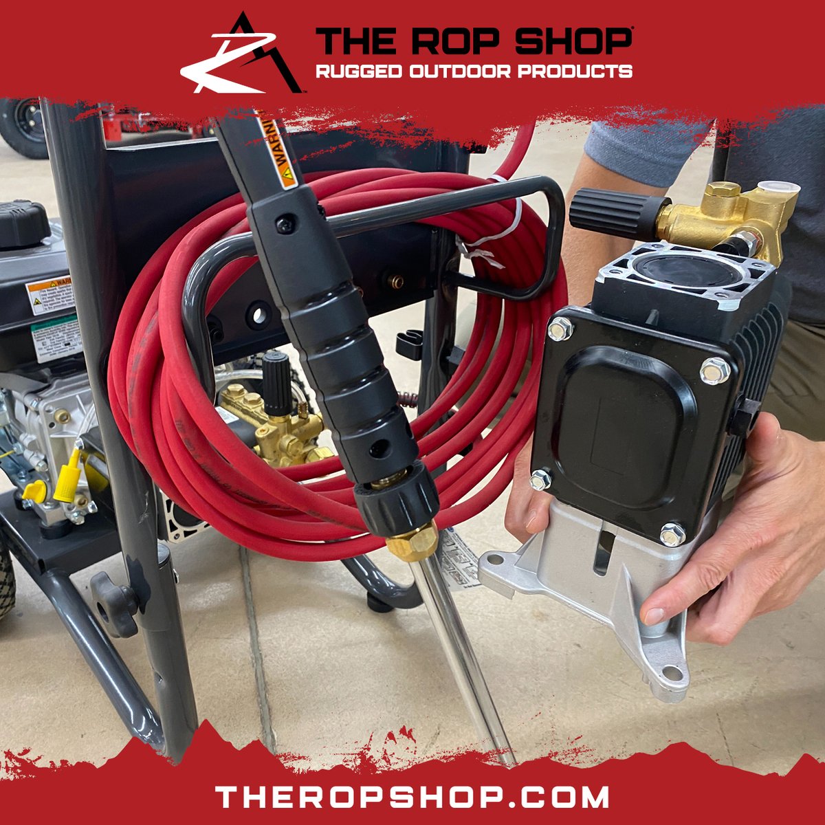 With our expansive inventory of pressure washer pumps, it's highly likely we carry just what you need. Check out our stock today.

The ROP Shop: loom.ly/hz0Gf1g

#theropshop #stayrugged #pressurewasherpump