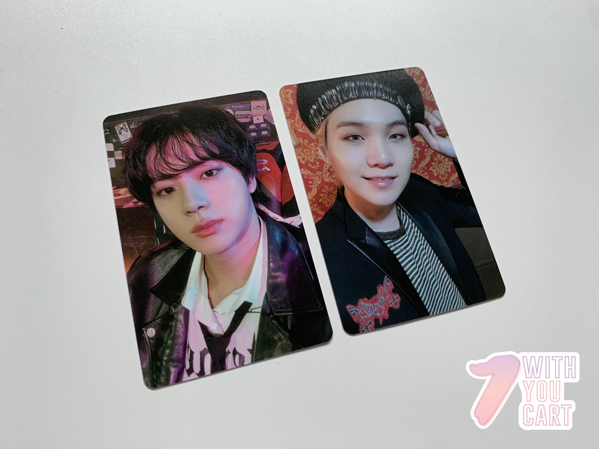 7withyoucart's tweet photo. BUNDLE J: ₱340

SG22 JIN 
SG22 YOONGI https://t.co/z6mC0GuOuZ