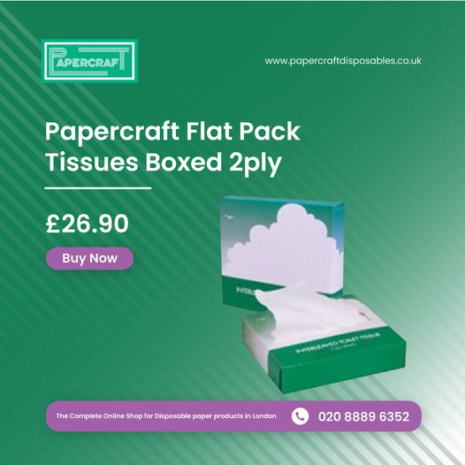 papercraftsuk's tweet image. Papercraft Flat Pack Tissues Boxed 2ply
Price: £26.90
Buy Now: bit.ly/3aWD7Z2

#toiletrolls #couchroll #handtowels #dispenser #wiperrolls #whitetoiletrolls #PaperCentrefeedRolls #paperproducts #paperhandtowel #papertowels #paperrolls #papercraftdisposablesuk