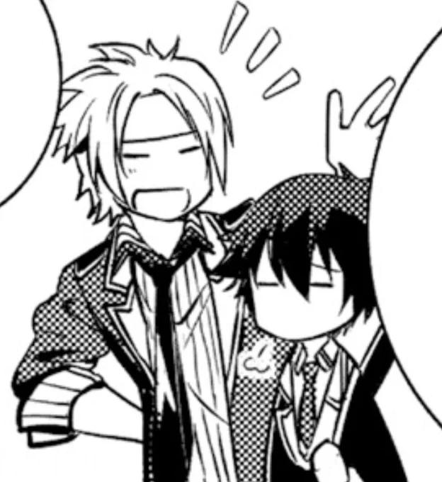 I made this my icon on Discord but I couldn't get it to crop quite right because Rean is so much shorter than Crow help 😭 