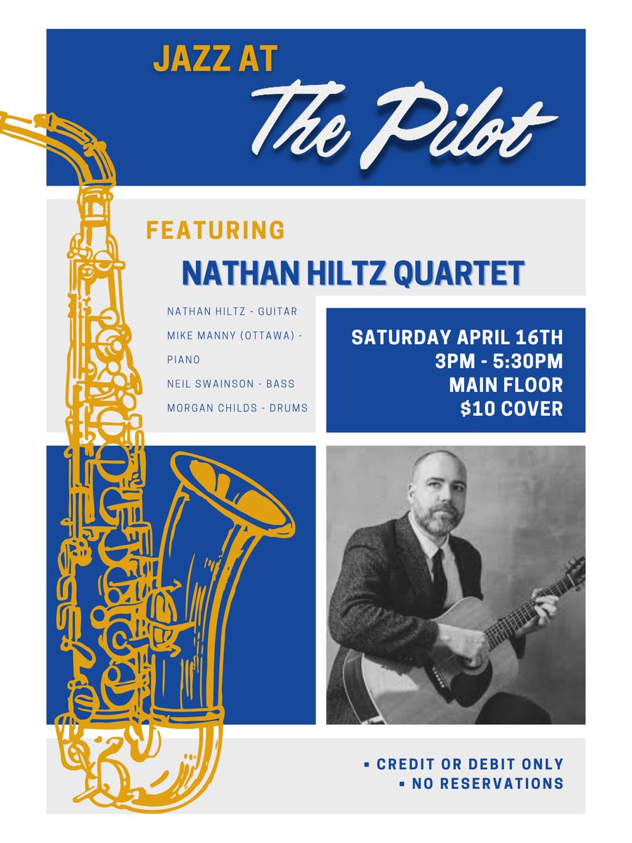 thepilot_to's tweet photo. This Saturday at The Pilot!
•
#thepilot #jazz #livemusic #livejazz
#jazztoronto #jazzyorkville @JAZZFM91 https://t.co/iYwUBVtp33