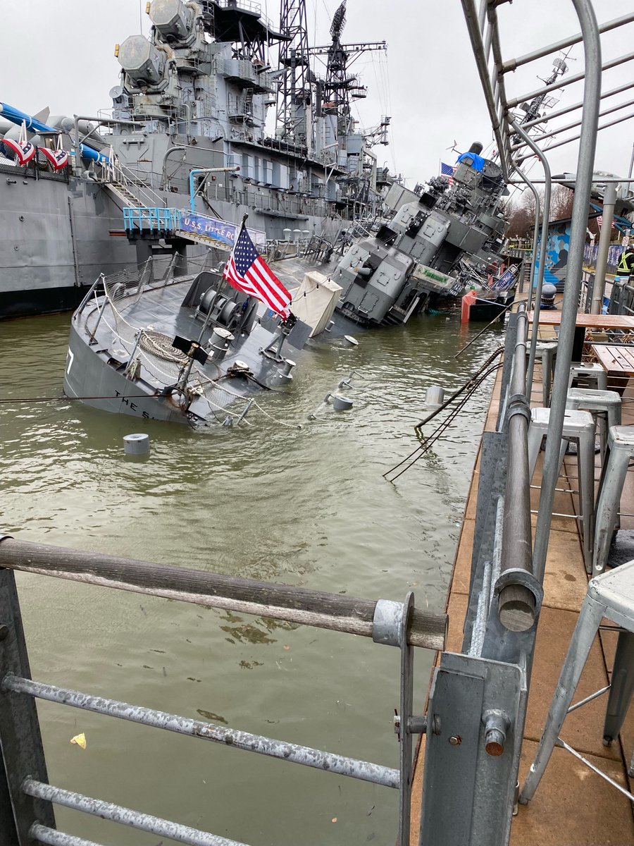 Our <a href="/ErieCountyESU/">EC Dept Homeland Security & Emergency Services 🚨</a> is on site at the <a href="/BfloNavalPark/">Buffalo Naval Park 🇺🇸</a> assisting the Park with the listing of the USS Sullivans. A request has been made to the NYS Office of Emergency Management for special pumps.