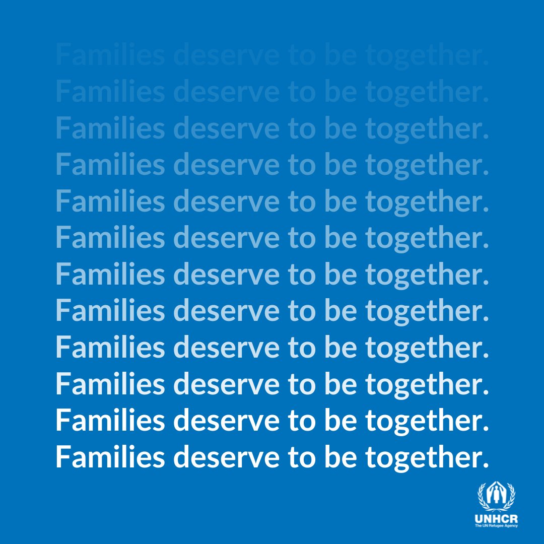 Families should be together.

Like and RT if you agree. 💙