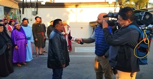 BalbinoAviles's tweet photo. “La Pasión de Jesucristo” Comunidad católica listos para los días más representativos de la #SemanaSanta después de 2 años de restricciones por la pandemia #ViaCrusis #SemanaMayor #Fe #Comunidad #Telemundo #LosAngeles #Balbination #InmigranteComoTu https://t.co/xb3dQMFp3G