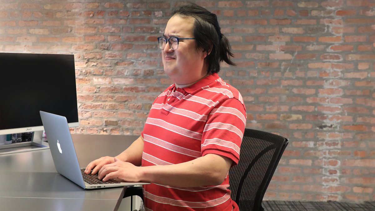 Man Endures Crippling Agony Of Proper Posture bit.ly/3xv6zSz