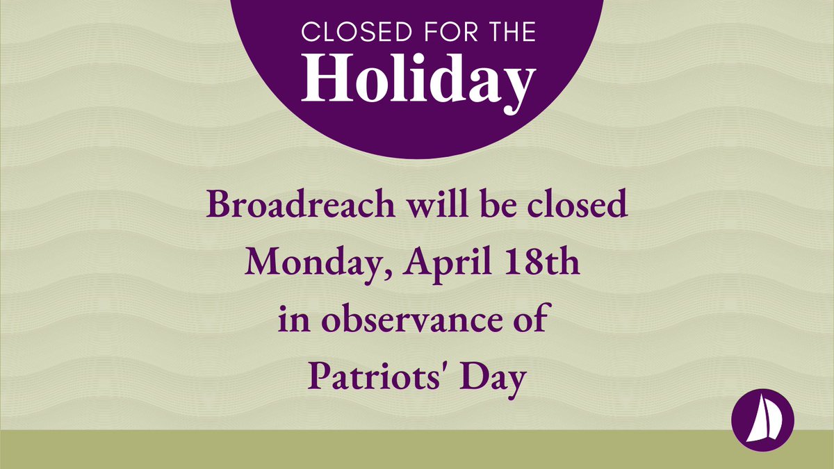 Broadreach will be closed on Monday, April 18th, in observance of Patriots' Day. We will return to normal hours of operation (8:30am-5:00pm) on Tuesday, April 19th.

☎️ In a PR Crisis?
Call our 24/7 crisis communications line: (207) 650-9180