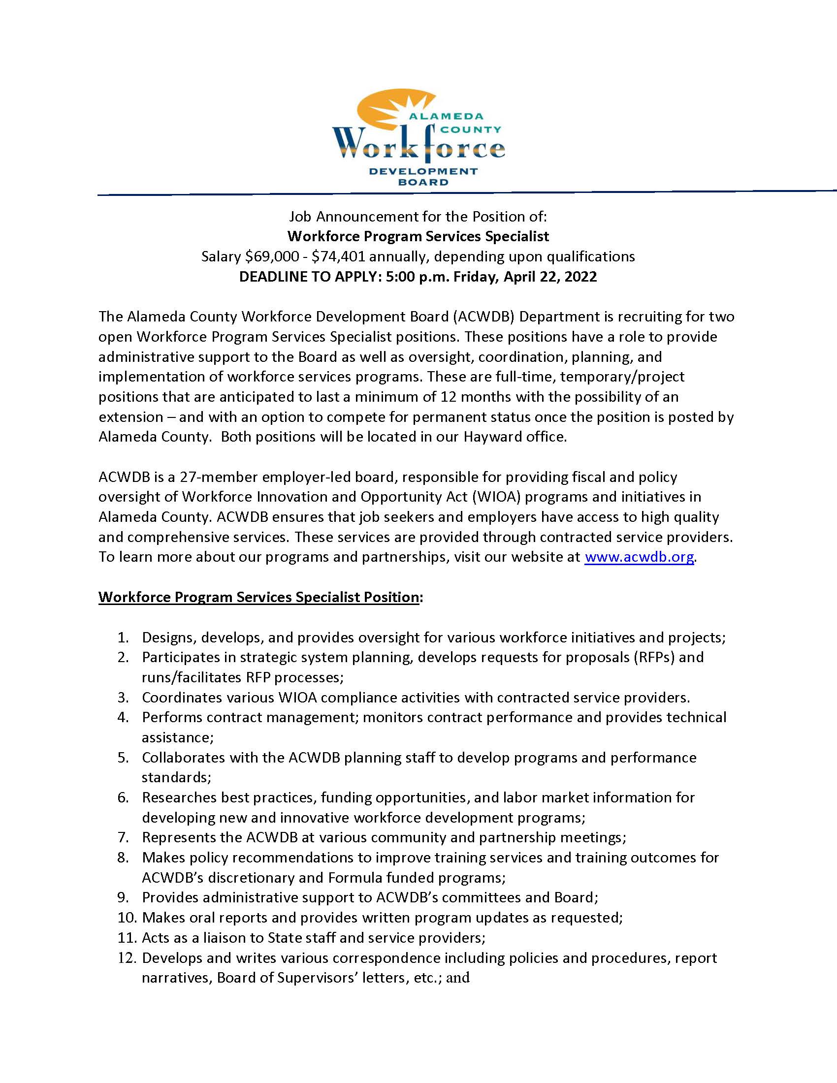 alameda county jobs salary