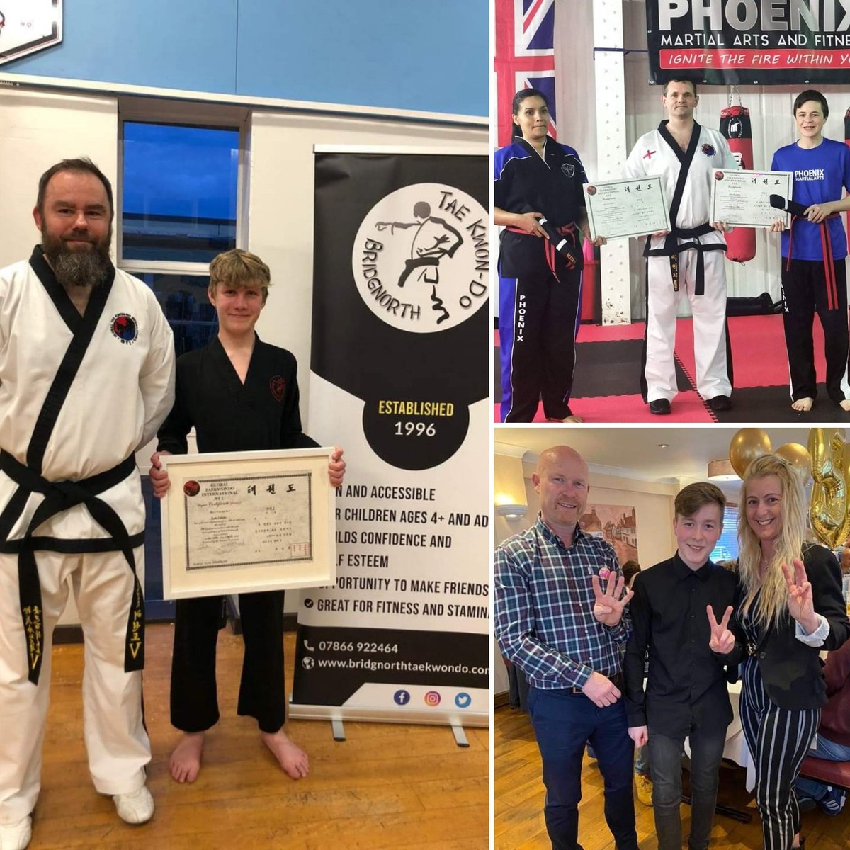 GlobalTaekwon's tweet photo. A few of the GTI's newest black belts! Well done, all 🥋🎉

#taekwondo #blackbelt https://t.co/z7g26SO6fX