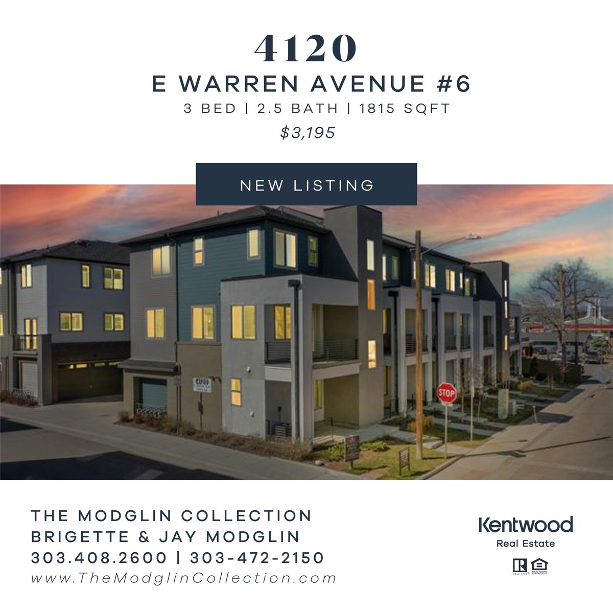 BrigetteModglin's tweet photo. New Listing in University Hills! For Lease | $3195/ MO
4120 E Warren Ave #6, Denver, CO 80222
3 BD, 2.5 BA, 1815 SQFT | MLS #9223128 https://t.co/reEleEfl5K