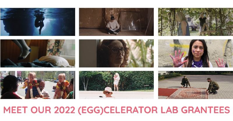 chickeneggfilms's tweet photo. We are honored to announce (via @Variety) our 2022 (Egg)celerator Lab grantees, and finalists. 🐣
The Lab supports women and gender nonconforming filmmakers who are working on their first or second #documentary feature.
📰 Read more + meet the grantees: