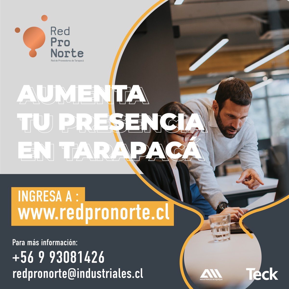 aiigremio's tweet photo. #RedProNorte
Más de 200 empresas de la región ya forman parte del portal @Red_ProNorte, y muchas de ellas ya han participado de licitaciones con @TeckChile Quebrada Blanca, llegando a concretar negocios.
No quedes fuera y sé parte de @Red_ProNorte  

👉 https://t.co/YiSmoDPnpR https://t.co/H3ii435wOx