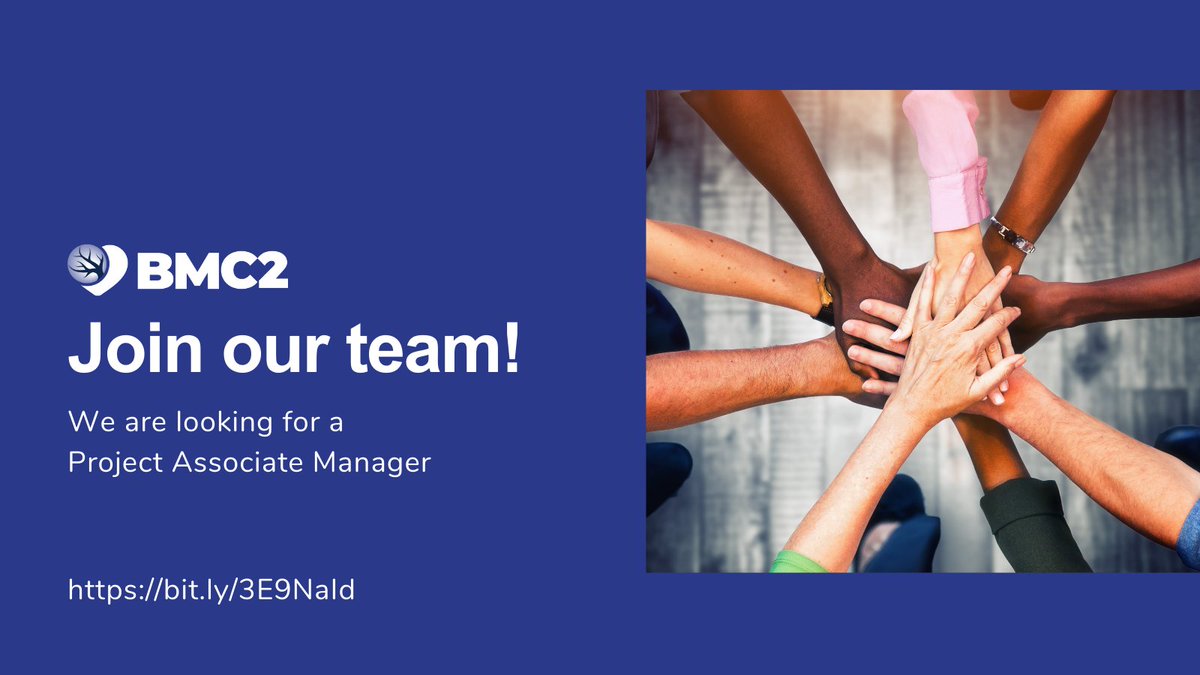 We’re hiring a Project Associate Manager to manage special projects, optimize efficiency, and maintain key operational processes within BMC2. Join us in our mission of improving #quality of care and outcomes for patients in Michigan! Details at bit.ly/3E9NaId