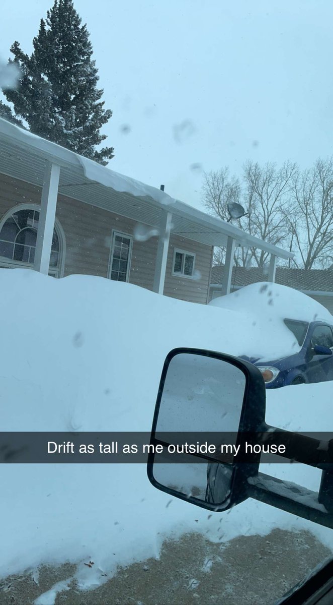deepchpres's tweet photo. @CTVDarrell Little bit of a snow drift in whitewood https://t.co/rggR7Pf9MC