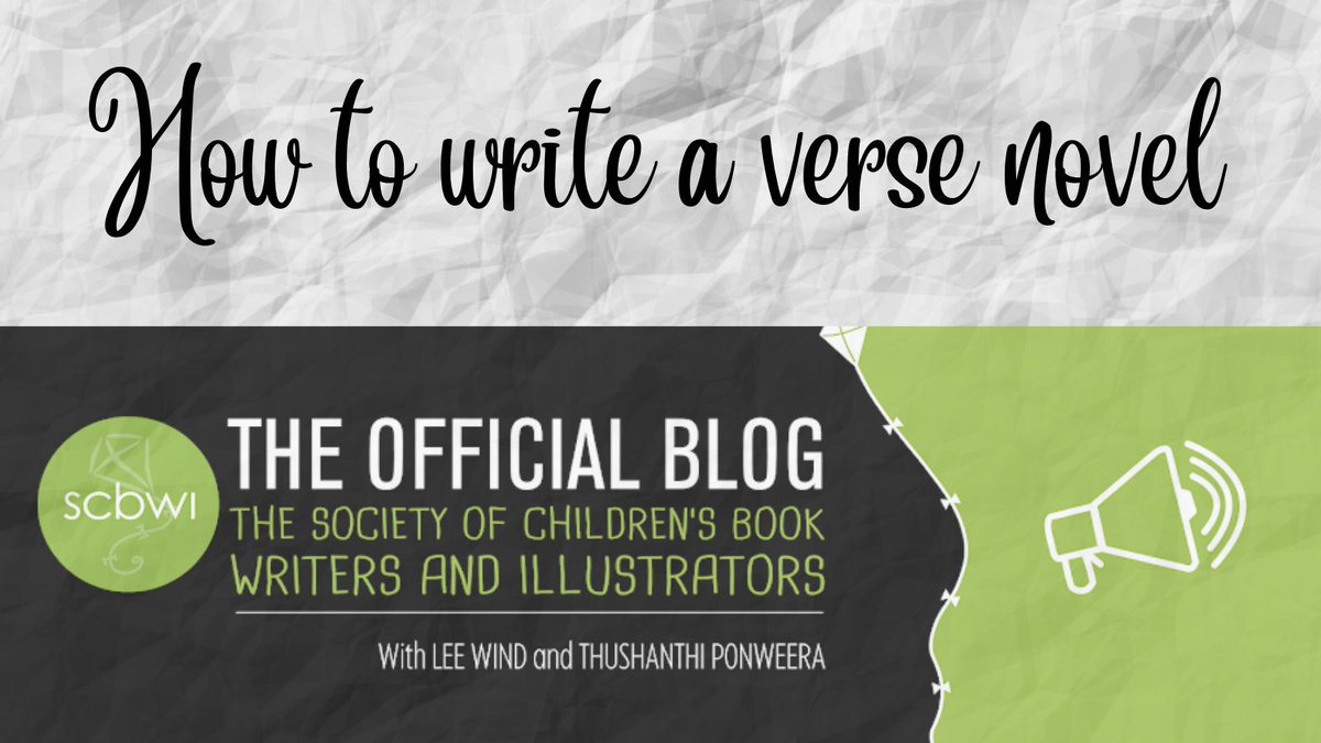 New blog post by me up on the @scbwi blog today!

And clearly, I'm better at writing verse novels than I am at making canva graphics 😁

Do tell me what you think 😊

🔽Click to read🔽
scbwi.blogspot.com/2022/04/writin…

#writingcommmunity #scbwi #niv #verse #novelsinverse