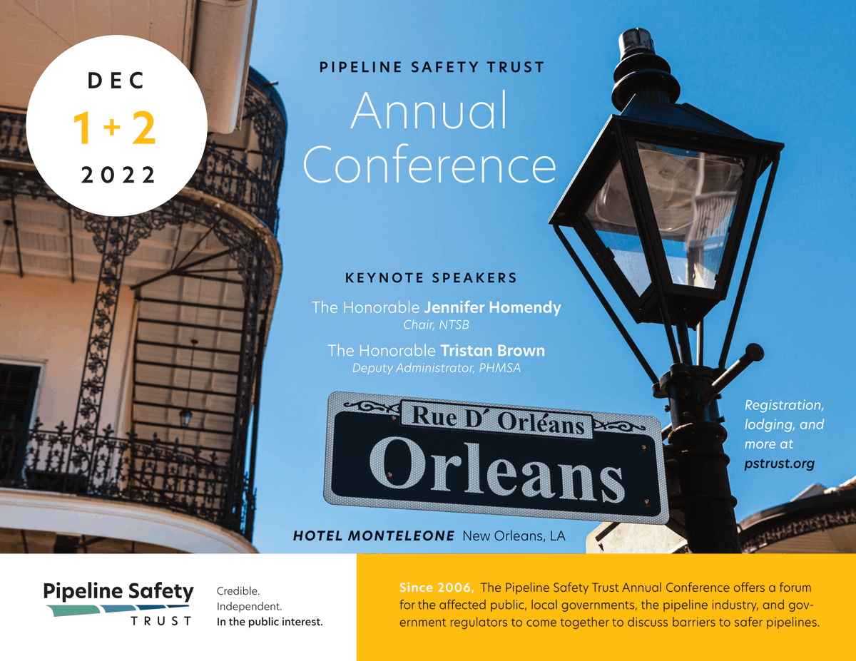 pstrust's tweet image. Registration for our 2022 Conference is now live!

Go to our website at the link below and register to attend our conference in New Orleans, LA on December 1 &amp;amp; 2. 

pstrust.org/2022-conferenc…

#pstrust, #watchdog, #PSTconference2022