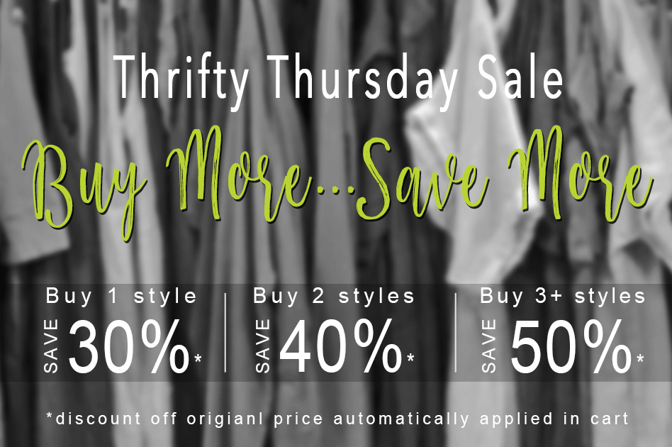 FgClothingtx's tweet photo. Thrifty Thursday Sale
Buy More...Save More Sale!

Save 30%, 40% or 50% OFF on select items

Buy 1 Style - Save 30%* OFF
Buy 2 Styles - Save 40%* OFF
Buy 3 plus Styles - Save 50%* OFF

*Save off the original price / No coupon code needed
https://t.co/0hKZlG7vdr https://t.co/okbVEAhsoQ