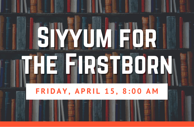 bethelmoco's tweet photo. Our Siyyum for the Firstborn is tomorrow at 8:00 am! Join us for minyan, a light breakfast, and a study session. https://t.co/ewwZDGLNlf https://t.co/pJXpAArmLc