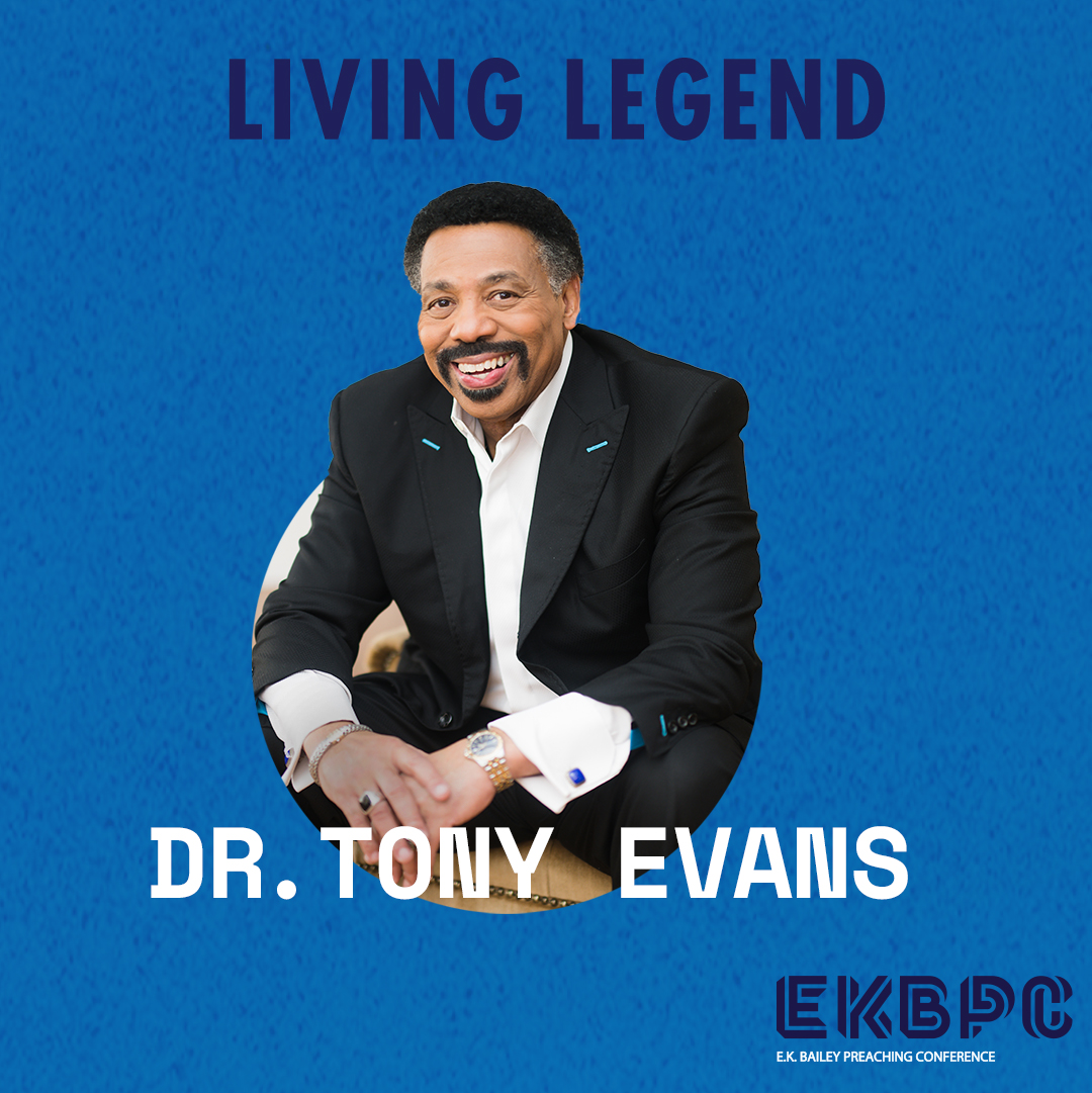 EKBPC's tweet image. We're excited to announce the 2022 Living Legend @drtonyevans 👏🎊🔥

Dr. Evans is the Founder and Senior Pastor of Oakcliff Bible Fellowship in Dallas, Texas, and Founder and President of The Urban Alternative. 

Don't miss the 2022 EKBPC Conference visit ekbpc.com